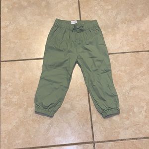 Green joggers size 5